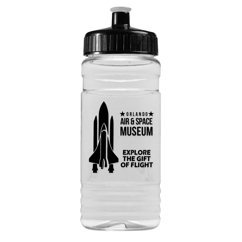 Garyline® Clear Bottle with Push-Pull Lid - 20 oz.