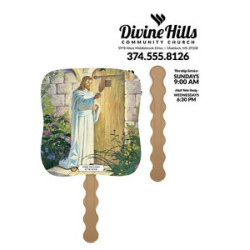 Skinner & Kennedy™ Christ Knocking At The Door - Pictorial Fan