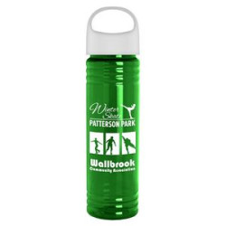 Transparent Green/White