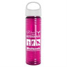 Transparent Fuchsia Pink/White