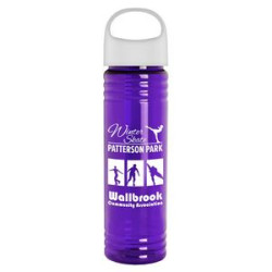 Transparent Violet Purple/White