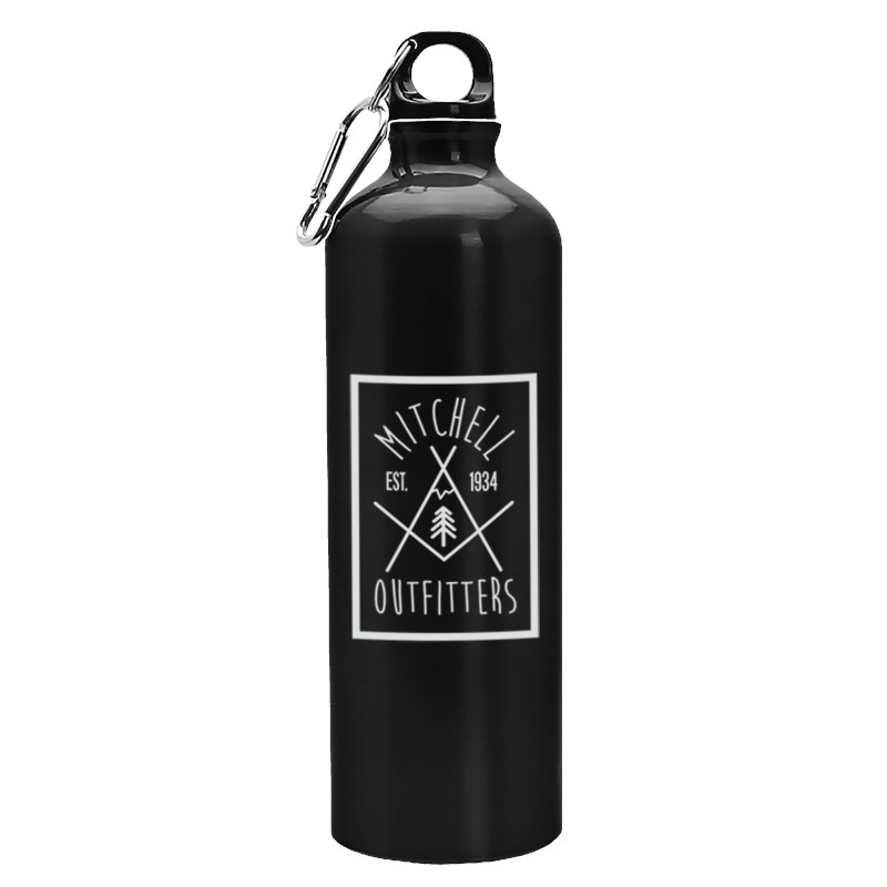 Garyline® Excursion Aluminum Bottle with Carabiner - 25 oz.