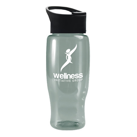 Garyline® Poly+ Recycled Bottle with Pop-Up Lid - 27 oz.