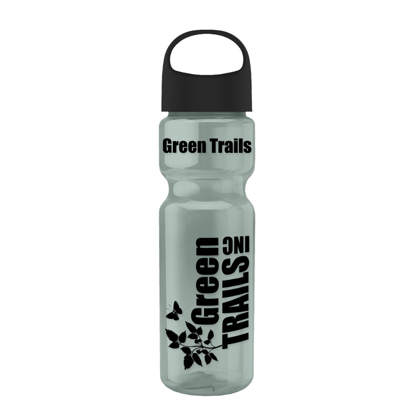 Garyline® Champ Recycled Bottle with Oval Crest Lid - 28 oz.