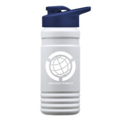 Garyline® RPET Bottle with Drink-Thru Lid - 20 oz.