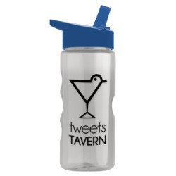 Garyline® Mini Mountain Tritan® Bottle with Flip-Straw Lid - 22 oz.