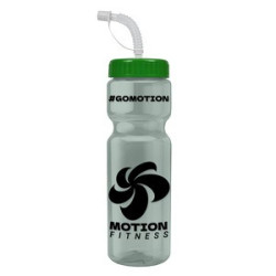 Garyline® Champ Recycled Bottle with Straw Lid - 28 oz.
