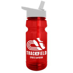 Transparent Red/White
