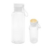 20 Oz. Case Rpet Bottle With Bamboo Accent Lid And Silicone Easy Carry Handle