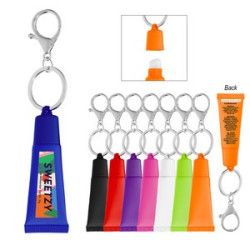 Squeeze Tube Lip Moisturizer With Key Ring