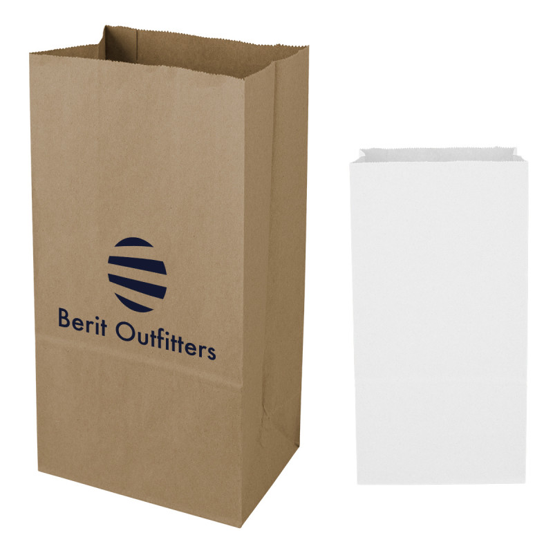 12 Sos Kraft Paper Bag - 7.06" X 13.75"