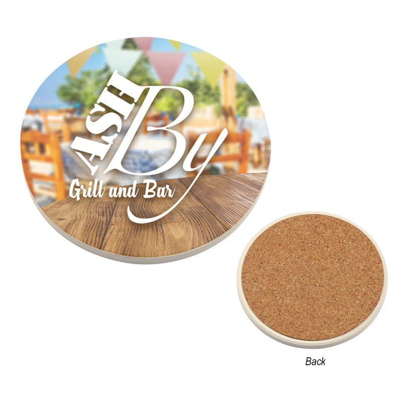 Full Color Round Absorbent Coaster
