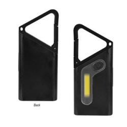 Clip 'n Grow Rechargeable Carabiner Cob Flashlight