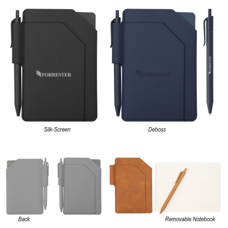 Pinnacle Recycled Jotter With Pen