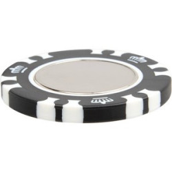 Recycled Poker Chip w/ Metal Ballmarker