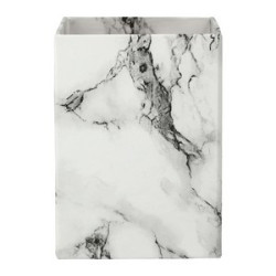 4 Piece Faux Marble Desktop Set
