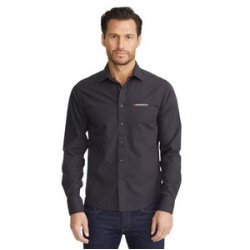 Men's UNTUCKit Black Stone Wrinkle-Free Long Sleeve Button Up Shirt