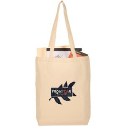 Organic 5oz Cotton Wide Bottom Tote