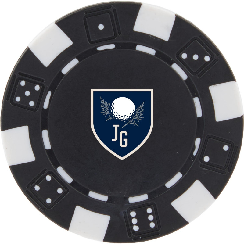 Recycled Poker Chip Ball Marker