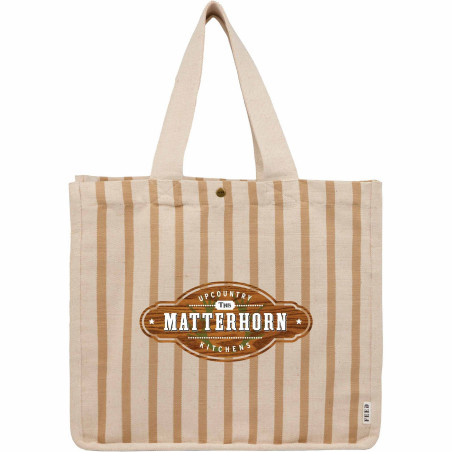 FEED Striped Carry Tote