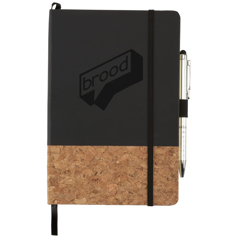 5.5'' x 8.5'' FSC® Mix Lucca Cork Hard Bound Journal