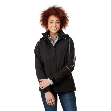 Women's VALENCIA Waterproof Fleece 3-in-1 Jacket with Detachable Hood