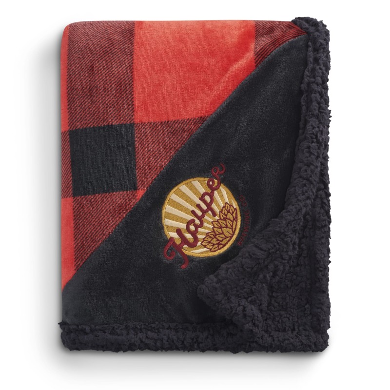 Field & Co.r Buffalo Plaid Sherpa Blanket