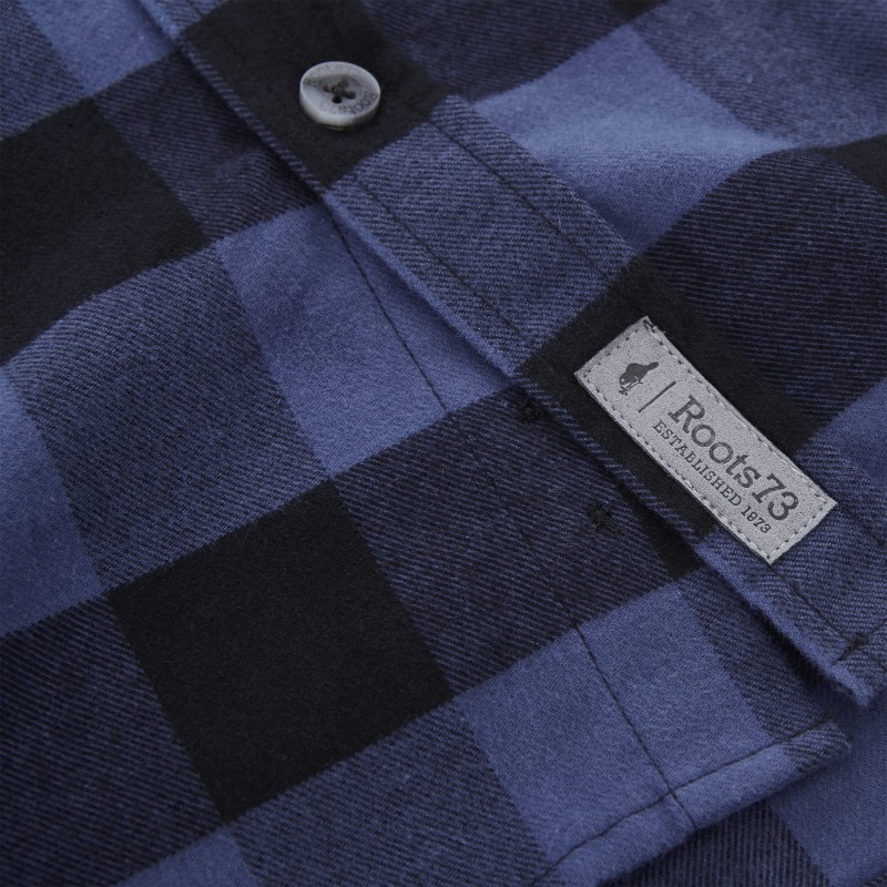 Men's SPRUCELAKE Roots73 Long Sleeve Button Up Flannel Shirt