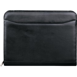 Millennium Leather Zippered Padfolio with FSC® Mix Paper