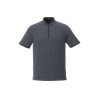 Men's KINPORT Short Sleeve Zip Up Stand Collar Performance Polo