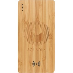FSC® 100% Bamboo 5000 mAh Wireless Power Bank