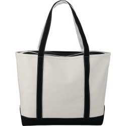 Baltic 24oz Cotton Canvas Tall Zippered Boat Tote