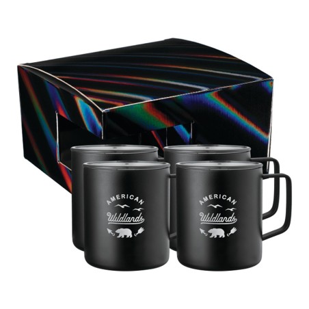 Rover Camp Mug 14oz 4 in 1 Gift Set