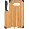 Bamboo Cutting Board with Knife