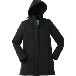 Women's ELKPOINT Roots73 Long Softshell Jacket with Detachable Hood