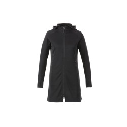 Women's ODELL Performance Knit Tunic Length Full Zip Hoodie with Thumb Holes