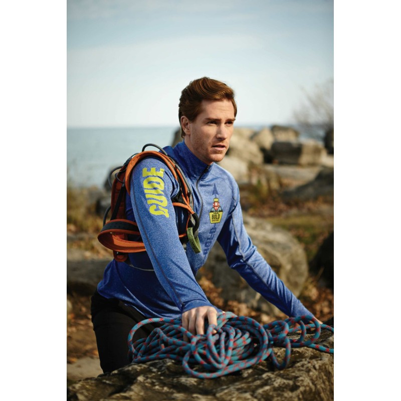 Men's TAZA Performance Knit Quarter Zip with Thumb Holes