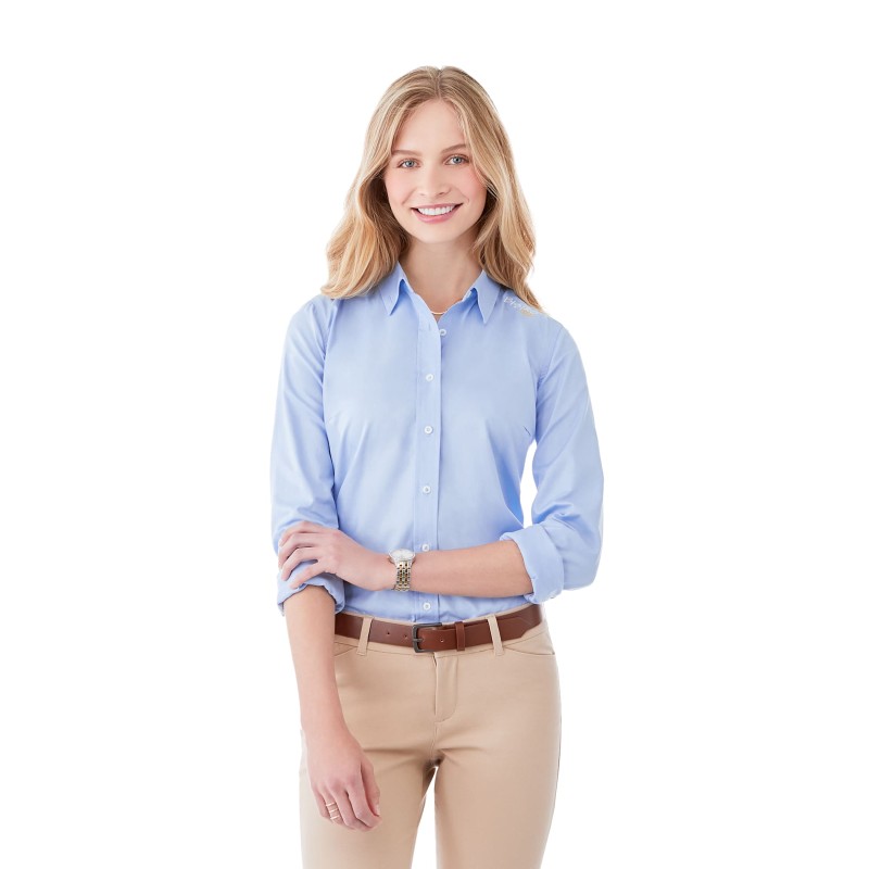 Women's IRVINE Oxford Long Sleeve Button Up Shirt