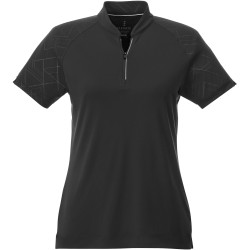 Women's HAKONE Short Sleeve Zip Up Polo