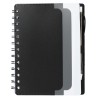 5'' x 7'' Recycled Dual Pocket Spiral Notebook w Pen