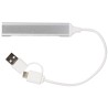 Recycled Aluminum 4-Port USB-A and C Hub