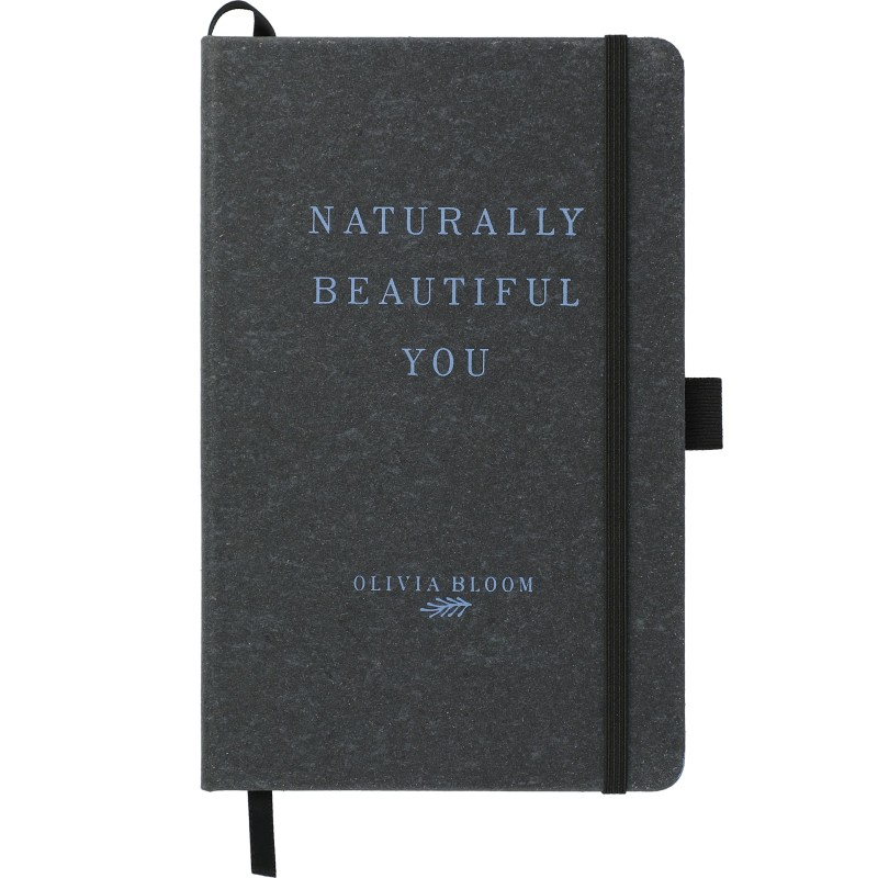 5.5'' x 8.5'' FSC® Mix Recycled Leather Bound Journal