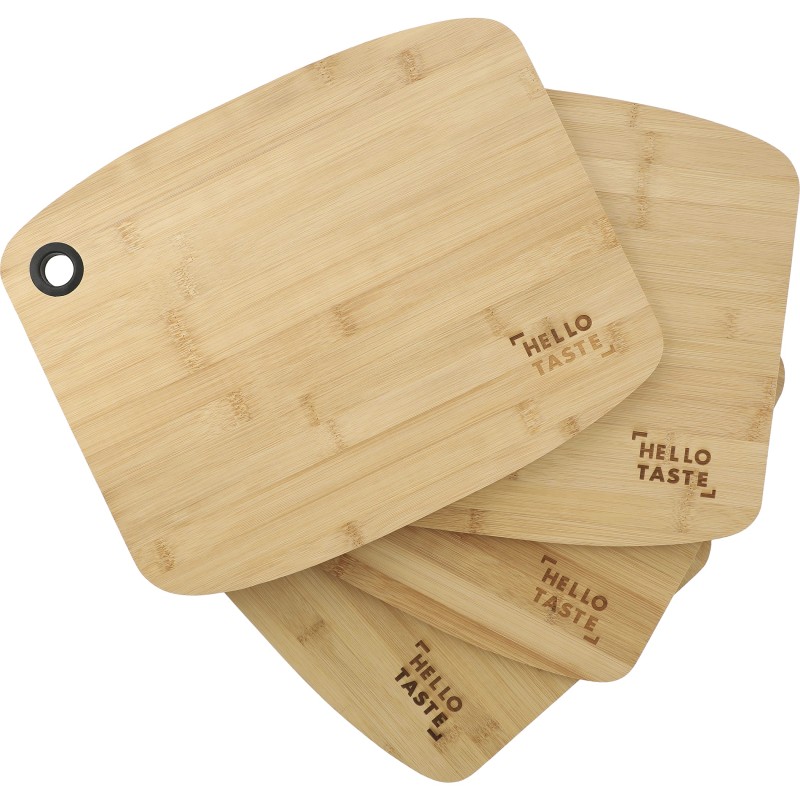 Bamboo Large Cutting Board with Silicone Grip