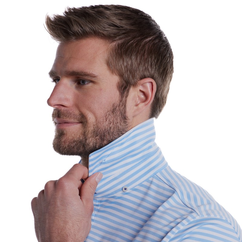 STITCHr Club Stripe Polo Shirt - Men's
