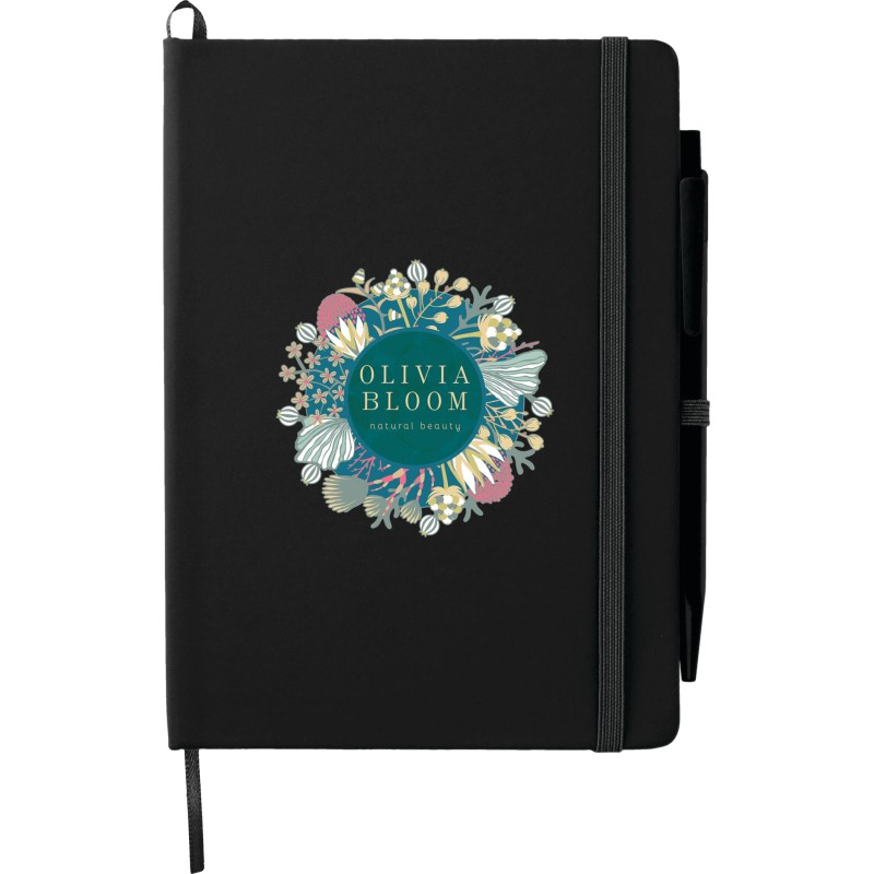 5'' x 7'' FSC® Mix Prime Notebook With Pen