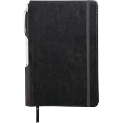 6'' x 8.5'' FSC® Mix Viola Bound Notebook with Pen