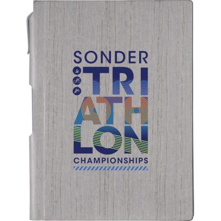 6'' x 8.5'' FSC® Mix Bari Notebook with Pen