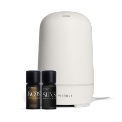 Vitruvi Glow Diffuser and Essential Oils Bundle Set