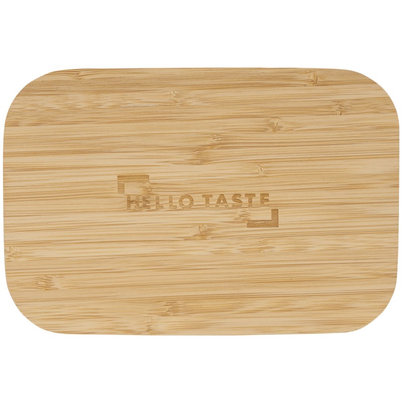 Bamboo Fiber Lunch Box with Cutting Board Lid