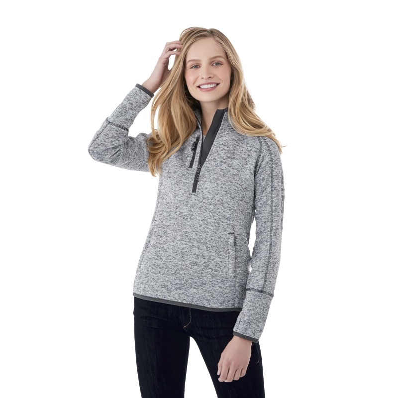 Women's VORLAGE Sweater Knit Half Zip Pullover Jacket